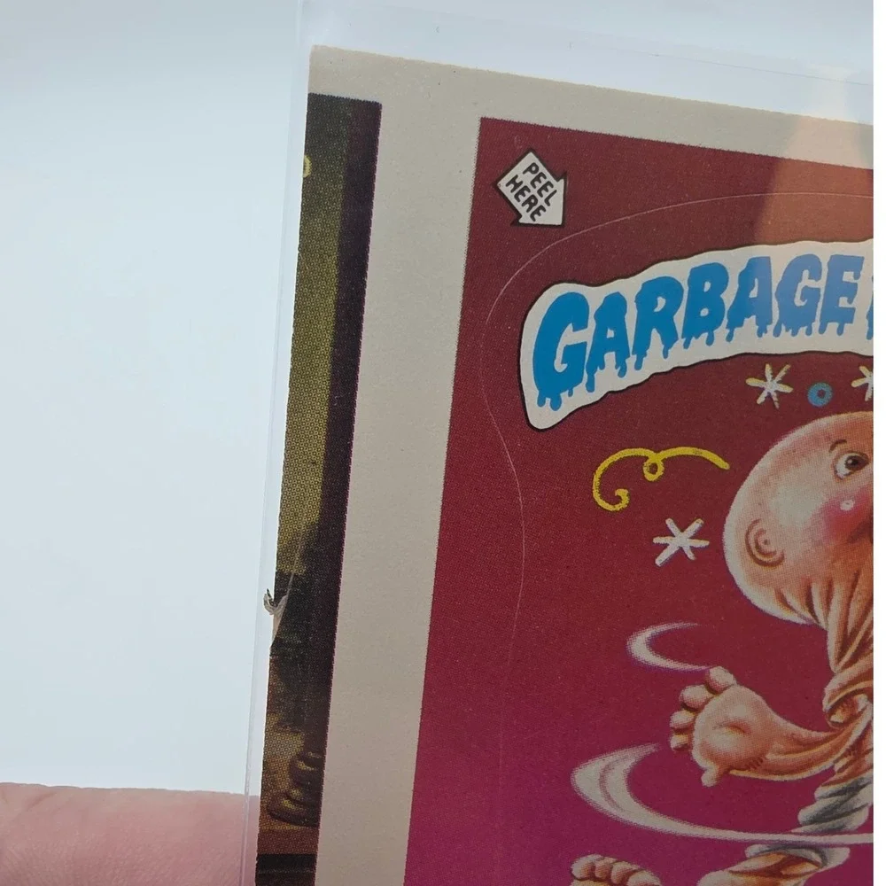 Error Card Miscut Topps Garbage Pail Kids Trading Card OS2 Pink 68b Dizzy Dave